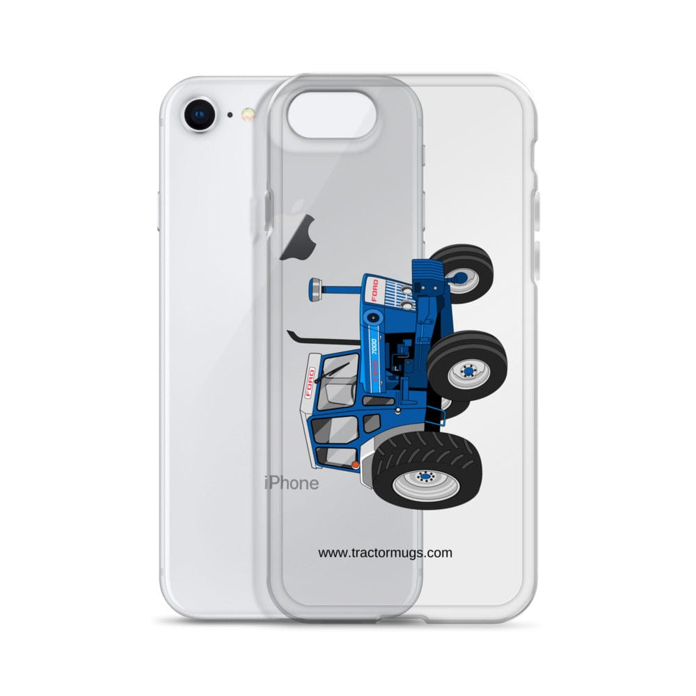 The Tractor Mugs Store Ford 7000  |  Clear Case for iPhone® Quality Farmers Merch