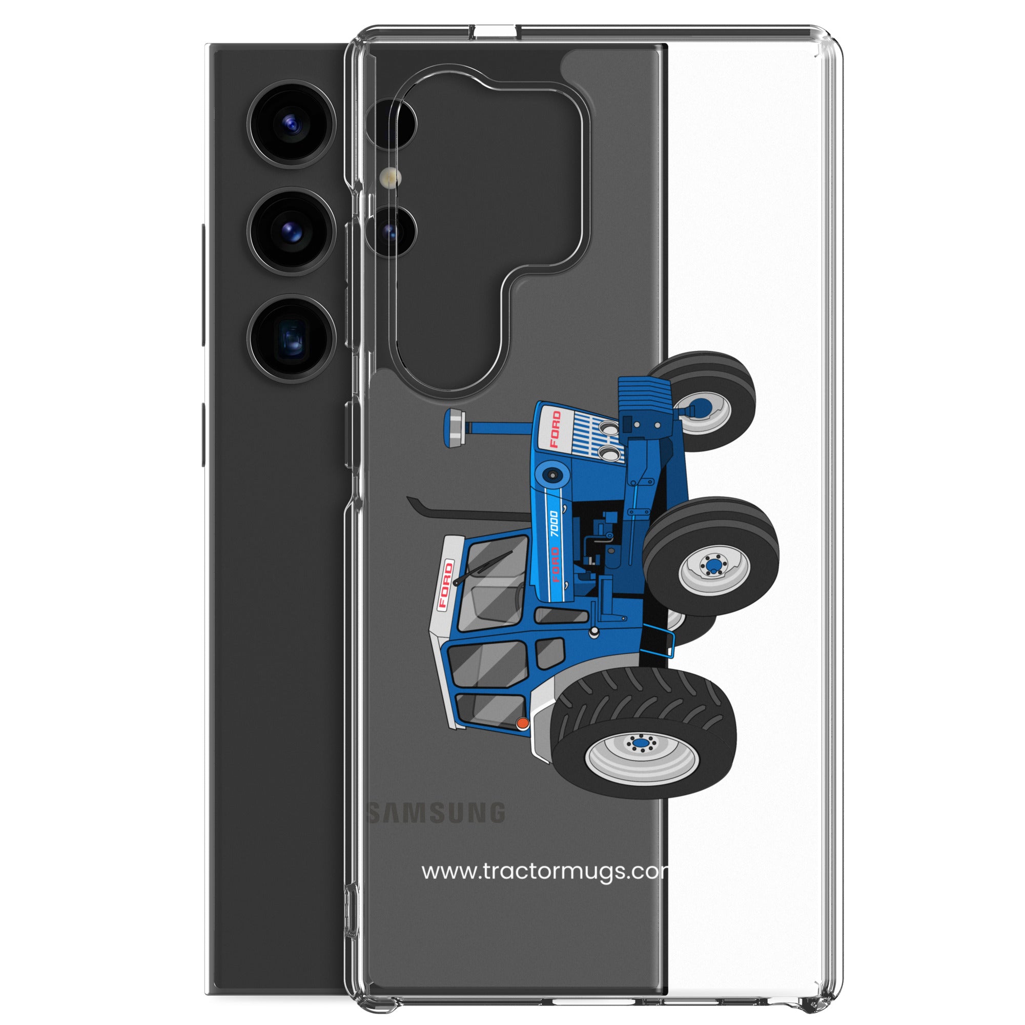 The Tractor Mugs Store Ford 7000 | Clear Case for Samsung® Quality Farmers Merch