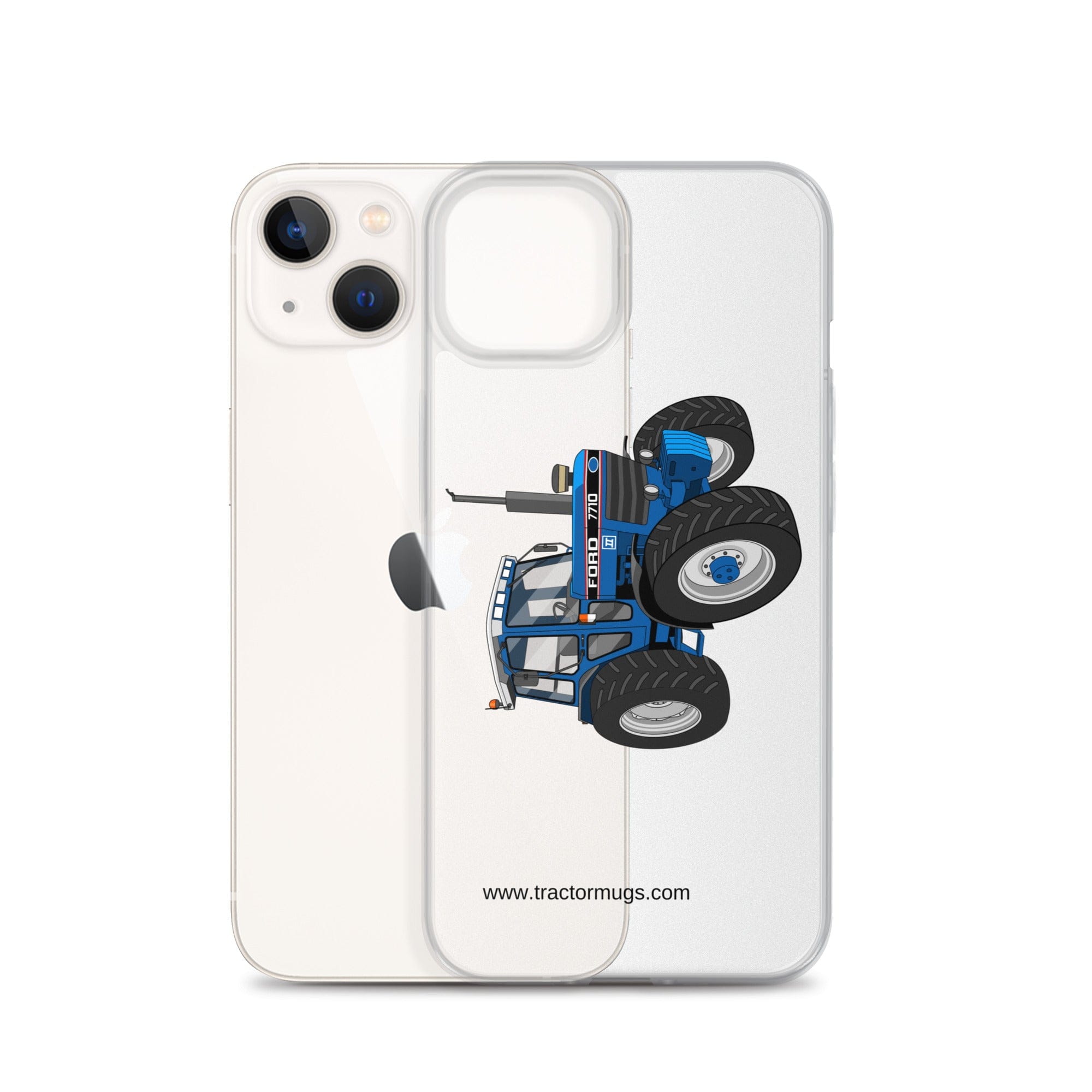 The Tractor Mugs Store Ford 7710 | Clear Case for iPhone® Quality Farmers Merch