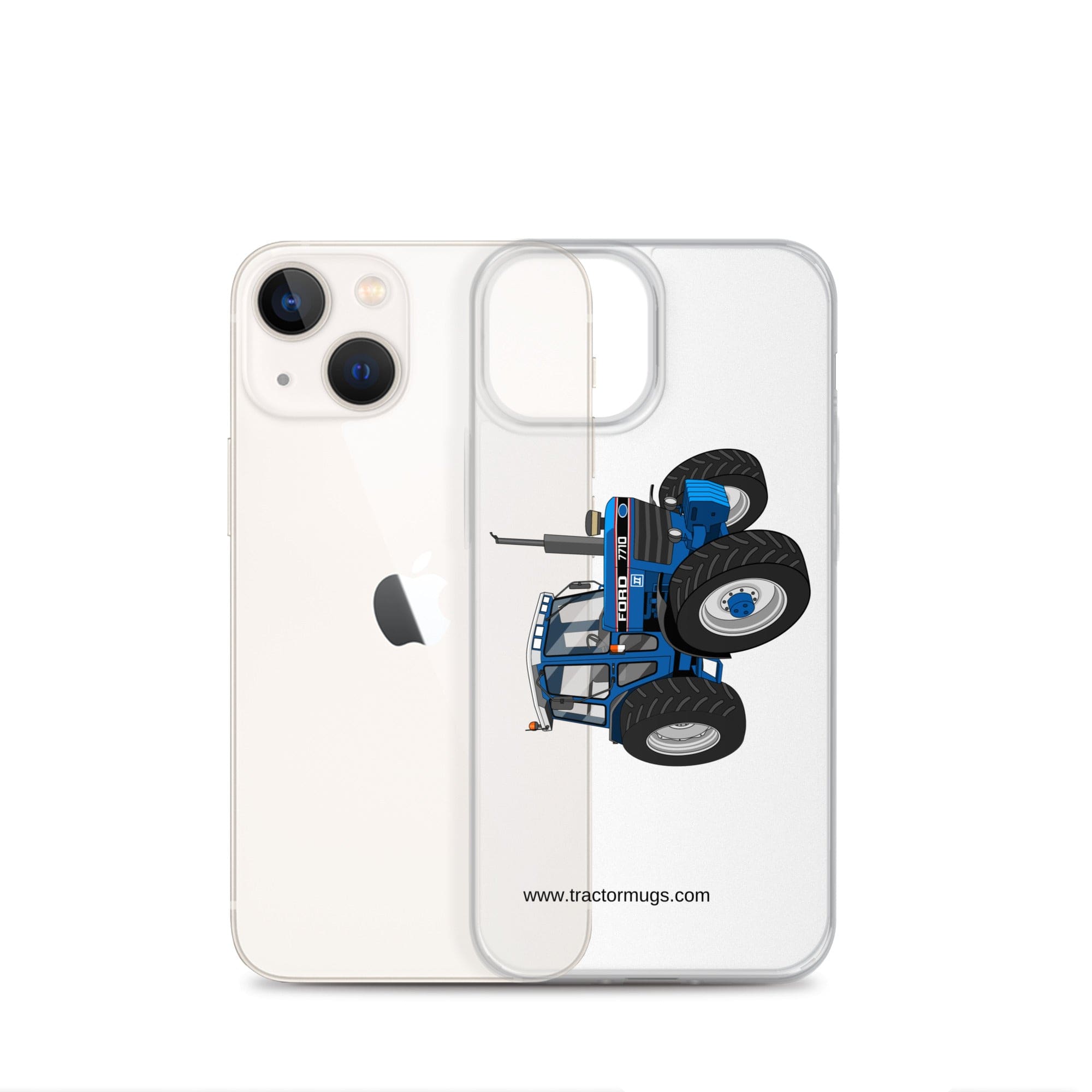 The Tractor Mugs Store Ford 7710 | Clear Case for iPhone® Quality Farmers Merch