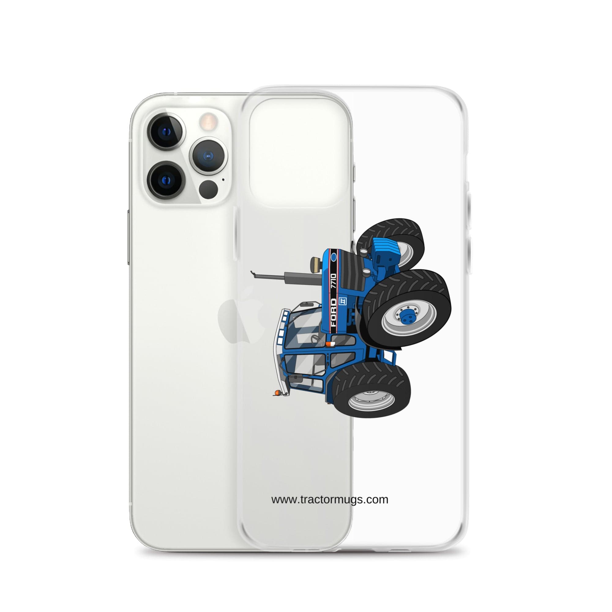 The Tractor Mugs Store Ford 7710 | Clear Case for iPhone® Quality Farmers Merch