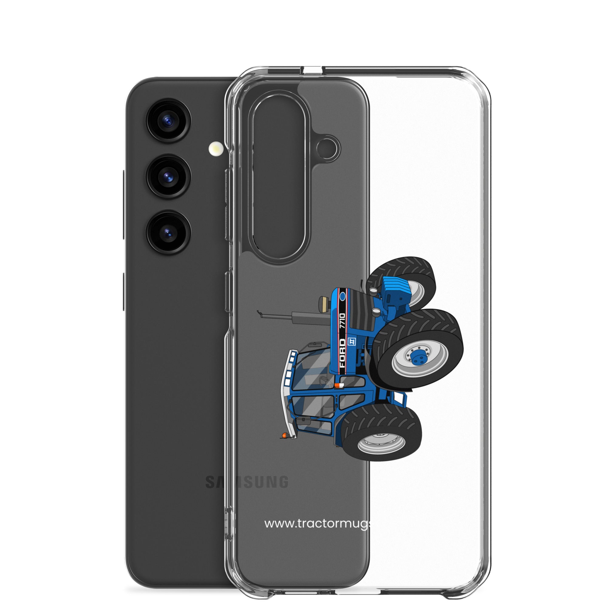 The Tractor Mugs Store Ford 7710 | Clear Case for Samsung® Quality Farmers Merch