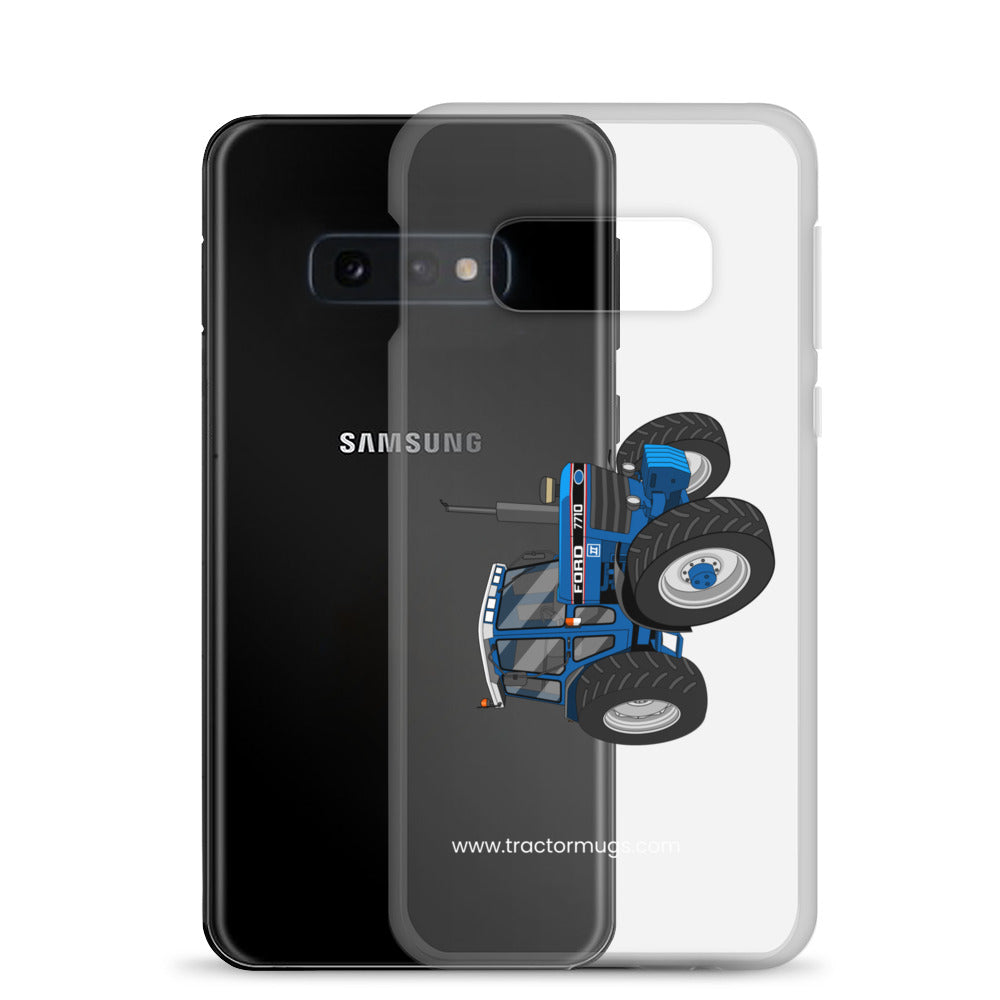 The Tractor Mugs Store Ford 7710 | Clear Case for Samsung® Quality Farmers Merch