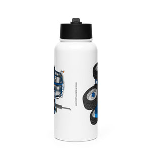 The Tractor Mugs Store Ford 7710 | Stainless Steel Water Bottle Quality Farmers Merch