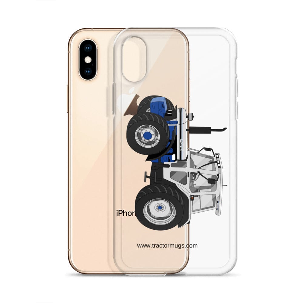 The Tractor Mugs Store Ford 7810 Jubilee Edition SilverTractor | Clear Case for iPhone® Quality Farmers Merch