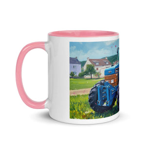 The Tractor Mugs Store Ford 7840 Splash Art | Mug with Color Inside Quality Farmers Merch