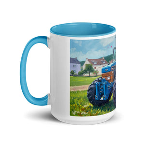 The Tractor Mugs Store Ford 7840 Splash Art | Mug with Color Inside Quality Farmers Merch