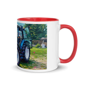 The Tractor Mugs Store Ford 7840 Splash Art | Mug with Color Inside Quality Farmers Merch