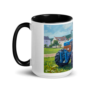 The Tractor Mugs Store Ford 7840 Splash Art | Mug with Color Inside Quality Farmers Merch