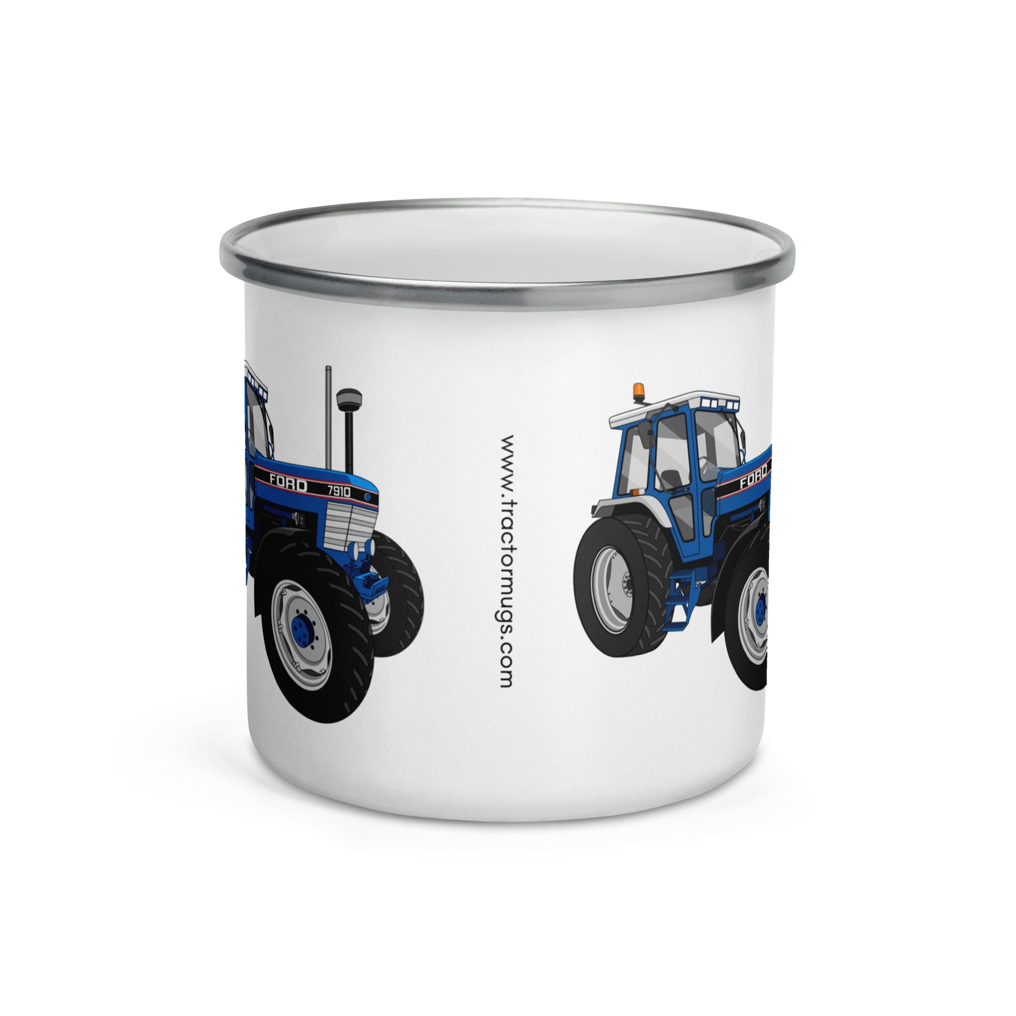 The Tractor Mugs Store Ford 7910 | Enamel Mug Quality Farmers Merch