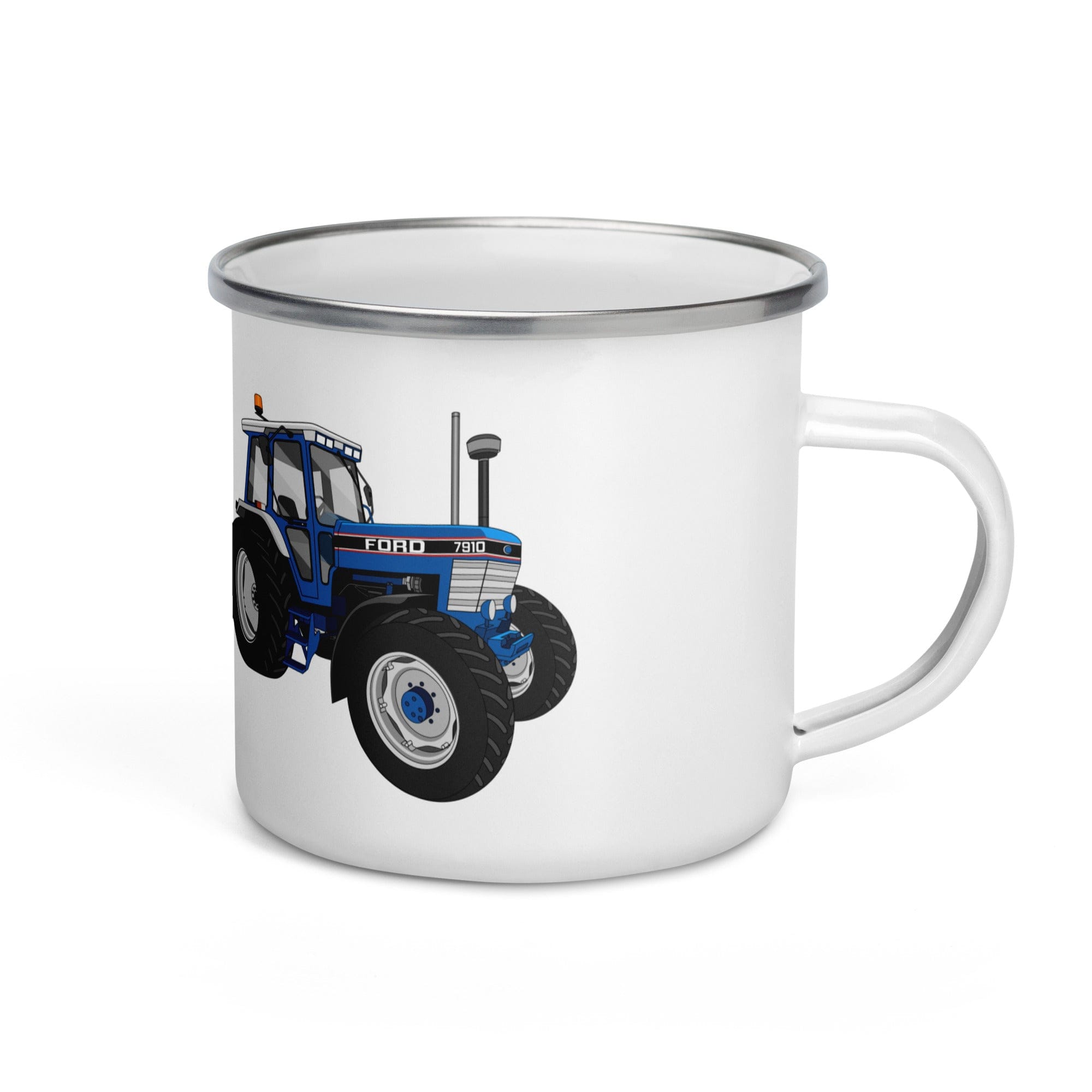 The Tractor Mugs Store Ford 7910 | Enamel Mug Quality Farmers Merch