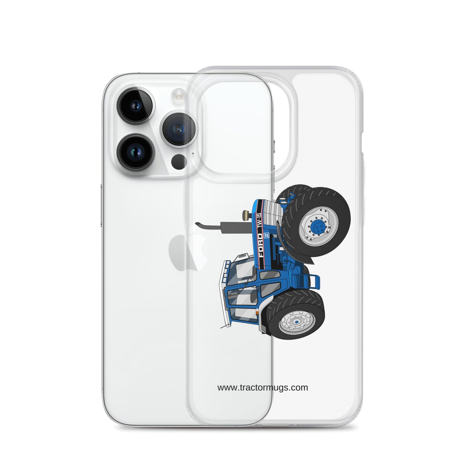 The Tractor Mugs Store Ford TW 15  | Clear Case for iPhone® Quality Farmers Merch
