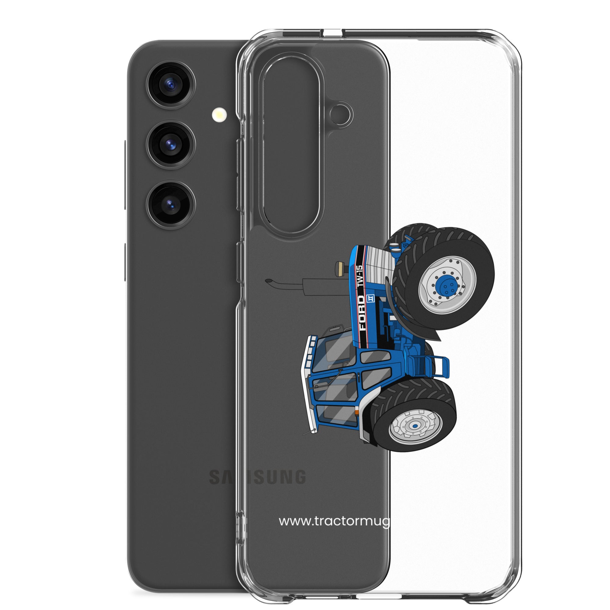 The Tractor Mugs Store Ford TW 15  | Clear Case for Samsung® Quality Farmers Merch