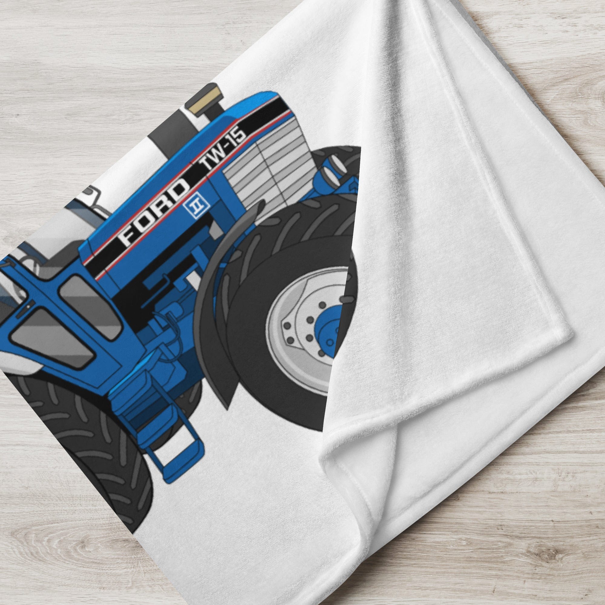 The Tractor Mugs Store Ford TW 15  | Throw Blanket Quality Farmers Merch