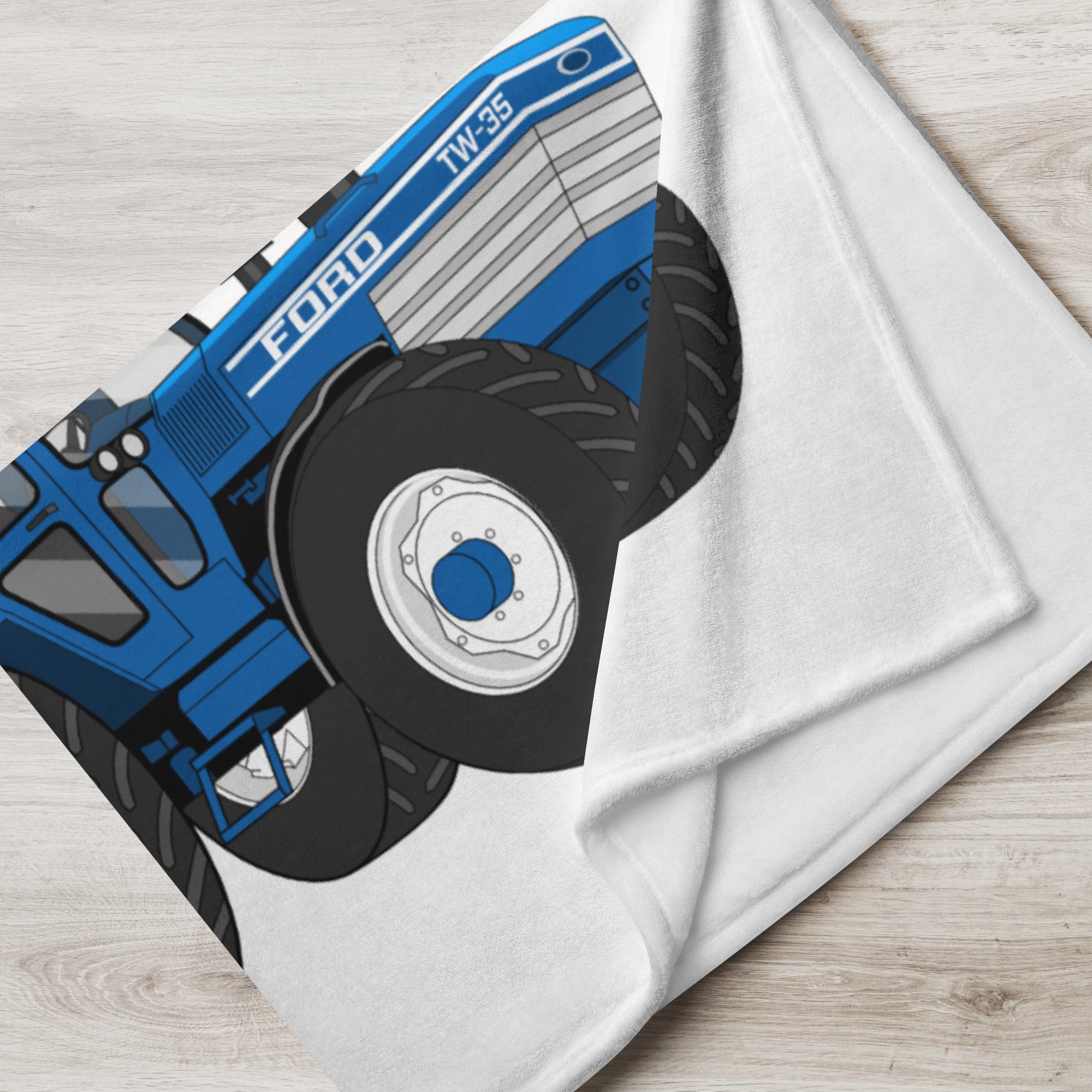 The Tractor Mugs Store Ford TW 35  |  Throw Blanket Quality Farmers Merch