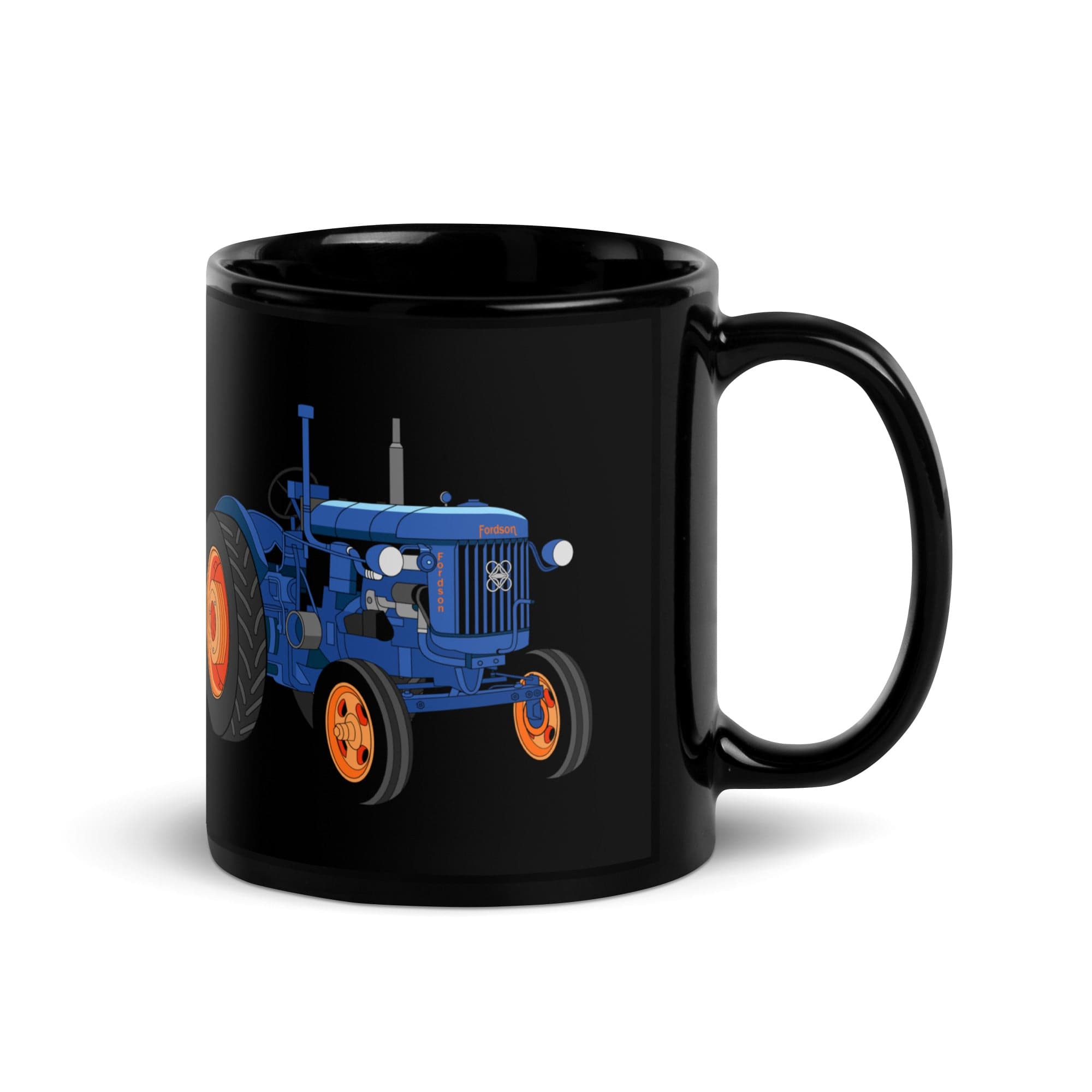 The Tractor Mugs Store Fordson E27N L4 | Black Glossy Mug Quality Farmers Merch