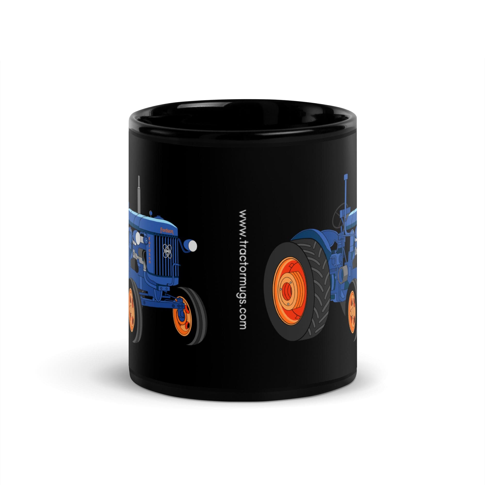 The Tractor Mugs Store Fordson E27N L4 | Black Glossy Mug Quality Farmers Merch