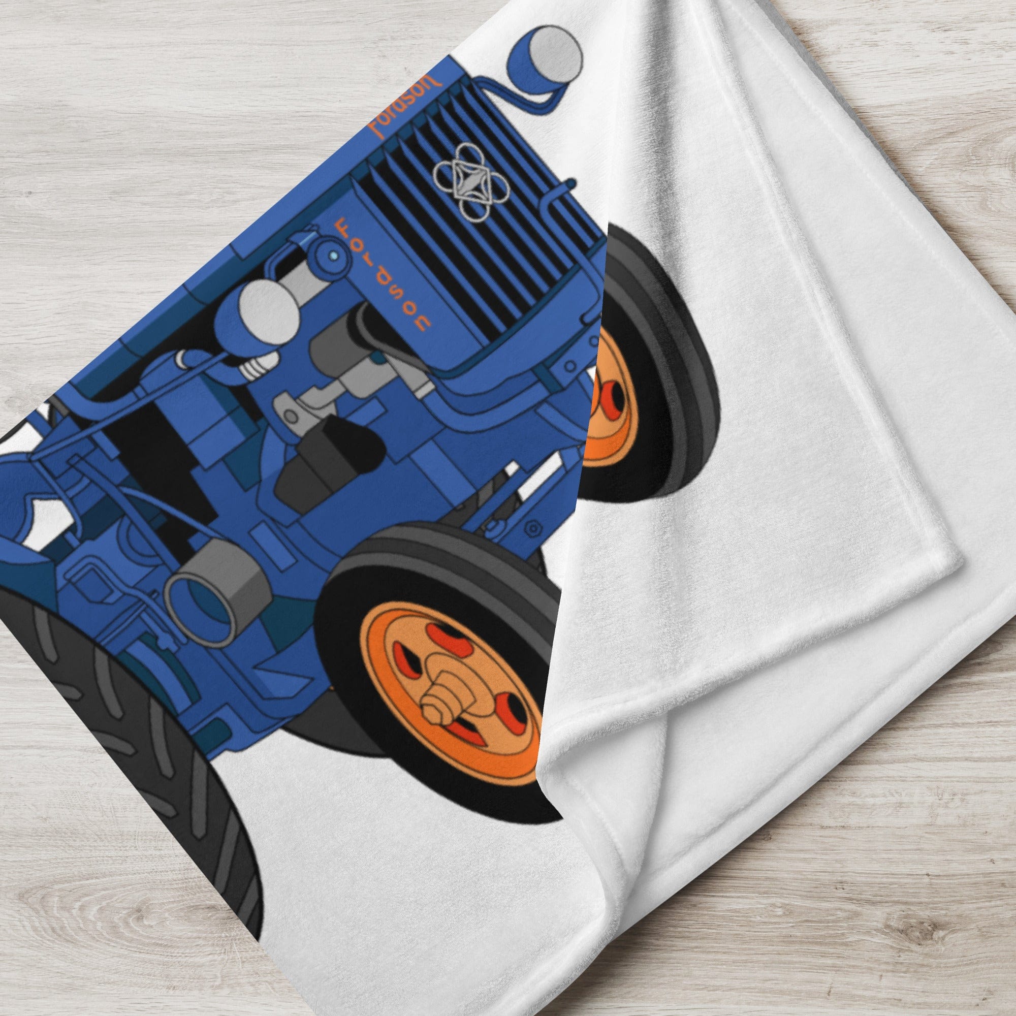 The Tractor Mugs Store Fordson E27N L4 | Throw Blanket Quality Farmers Merch