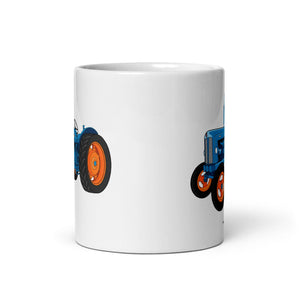 The Tractor Mugs Store Fordson Power Major (1958) | White glossy mug Quality Farmers Merch