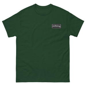 The Tractor Mugs Store Forest Green / S 'OASIS' Milking Unisex Classic Tee Quality Farmers Merch