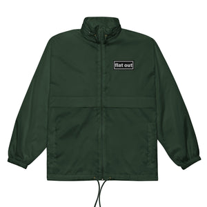 The Tractor Mugs Store Forest Green / S Oasis Style Flat Out Windbreaker | Unisex Embroidered Quality Farmers Merch