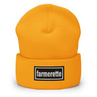 The Tractor Mugs Store Gold OASIS Style 'Farmerette' | Cuffed Beanie Quality Farmers Merch