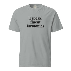 The Tractor Mugs Store Granite / S I Speak Fluent Farmonics | Unisex Premium T-shirt Quality Farmers Merch