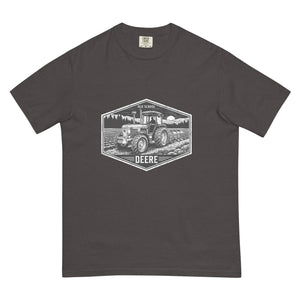The Tractor Mugs Store Graphite / S John Deere 3350 OLD SCHOOL DEERE Moose | Unisex Premium T-shirt Quality Farmers Merch