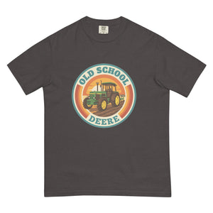 The Tractor Mugs Store Graphite / S John Deere 3350 OLD SCHOOL DEERE Retro | Unisex Premium T-shirt Quality Farmers Merch