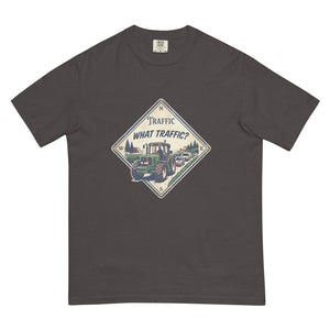 The Tractor Mugs Store Graphite / S John Deere 6930 TRAFFIC WHAT TRAFFIC? Heritage | Unisex Premium T-shirt Quality Farmers Merch