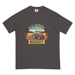 The Tractor Mugs Store Graphite / S Massey Ferguson 3075 OLD SCHOOL MASSEY Outdoor | Unisex Premium T-shirt Quality Farmers Merch
