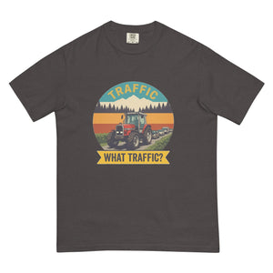 The Tractor Mugs Store Graphite / S Massey Ferguson 3075 TRAFFIC WHAT TRAFFIC? Outdoor | Unisex Premium T-shirt Quality Farmers Merch