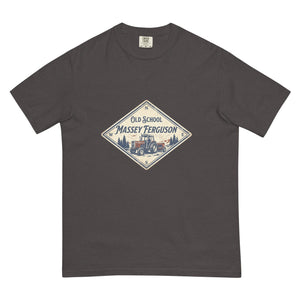 The Tractor Mugs Store Graphite / S Massey Ferguson 390T OLD SCHOOL MASSEY FERGUSON Heritage | Unisex Premium T-shirt Quality Farmers Merch