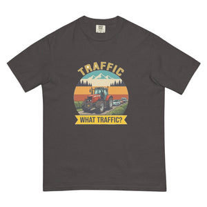 The Tractor Mugs Store Graphite / S Massey Ferguson 6480 TRAFFIC WHAT TRAFFIC? Outdoor | Unisex Premium T-shirt Quality Farmers Merch