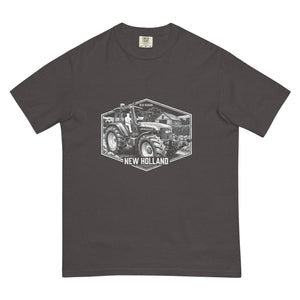 The Tractor Mugs Store Graphite / S New Holland TM 135 OLD SCHOOL NEW HOLLAND Moose | Unisex Premium T-shirt Quality Farmers Merch