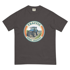 The Tractor Mugs Store Graphite / S New Holland TM 135 TRAFFIC WHAT TRAFFIC? Retro | Unisex Premium T-shirt Quality Farmers Merch