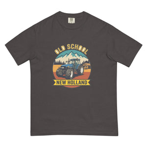 The Tractor Mugs Store Graphite / S New Holland TM 155 OLD SCHOOL NEW HOLLAND Outdoor | Unisex Premium T-shirt Quality Farmers Merch
