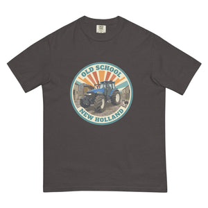 The Tractor Mugs Store Graphite / S New Holland TM 155 OLD SCHOOL NEW HOLLAND Retro | Unisex Premium T-shirt Quality Farmers Merch