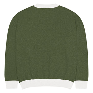 The Tractor Mugs Store Happy John Deere Christmas Jumper | Relaxed fit knitted crew neck sweater Quality Farmers Merch