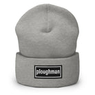 The Tractor Mugs Store Heather Grey OASIS Style 'Ploughman' | Cuffed Beanie Quality Farmers Merch