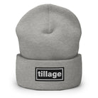 The Tractor Mugs Store Heather Grey OASIS Style 'Tillage' | Cuffed Beanie Quality Farmers Merch