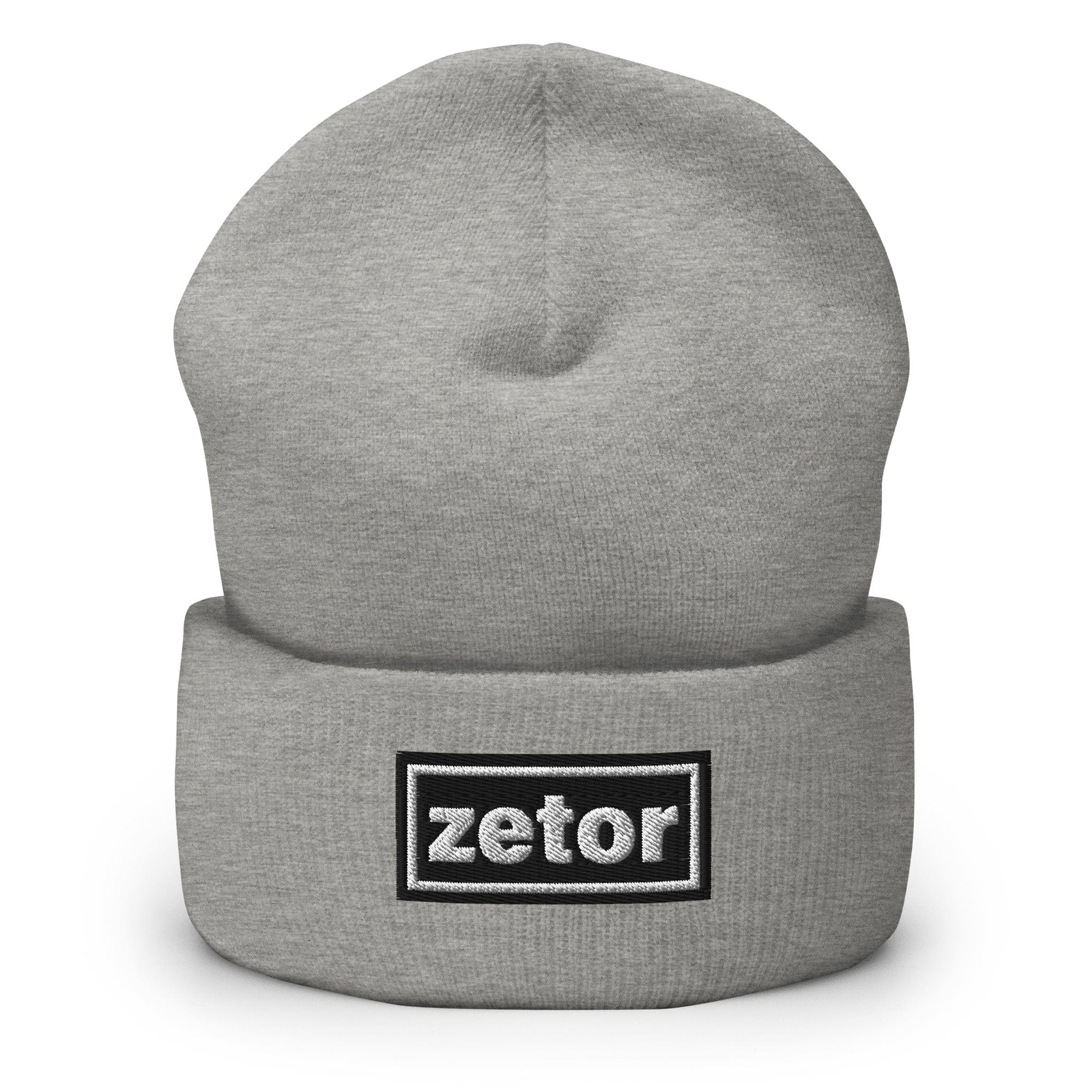 The Tractor Mugs Store Heather Grey OASIS Style 'Zetor' | Cuffed Beanie Quality Farmers Merch