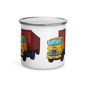 The Tractor Mugs Store HINO HE Artic | Enamel Mug Quality Farmers Merch