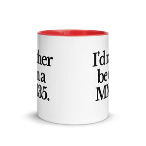 The Tractor Mugs Store I'D RATHER BE ON A MX 135 | Mug with Color Inside Quality Farmers Merch