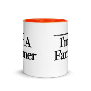 The Tractor Mugs Store I'M A FARMER | Mug with Color Inside Quality Farmers Merch