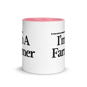 The Tractor Mugs Store I'M A FARMER | Mug with Color Inside Quality Farmers Merch