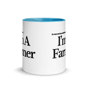 The Tractor Mugs Store I'M A FARMER | Mug with Color Inside Quality Farmers Merch