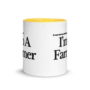 The Tractor Mugs Store I'M A FARMER | Mug with Color Inside Quality Farmers Merch