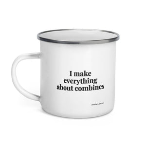 The Tractor Mugs Store I Make Everything About Combines | Enamel Mug Quality Farmers Merch