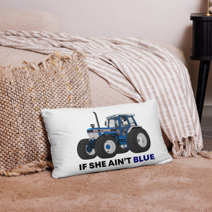 The Tractor Mugs Store If She Ain't Blue | Pillow Case Quality Farmers Merch